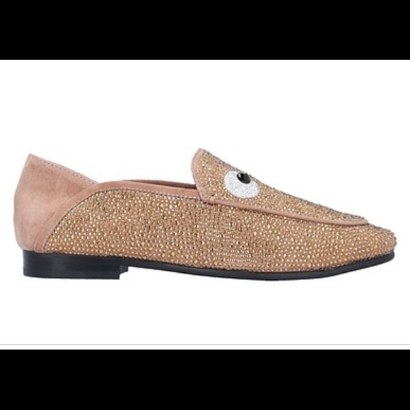 Lola Cruz Eyes On You rhinestone loafers - size 6 - Picture 2 of 11